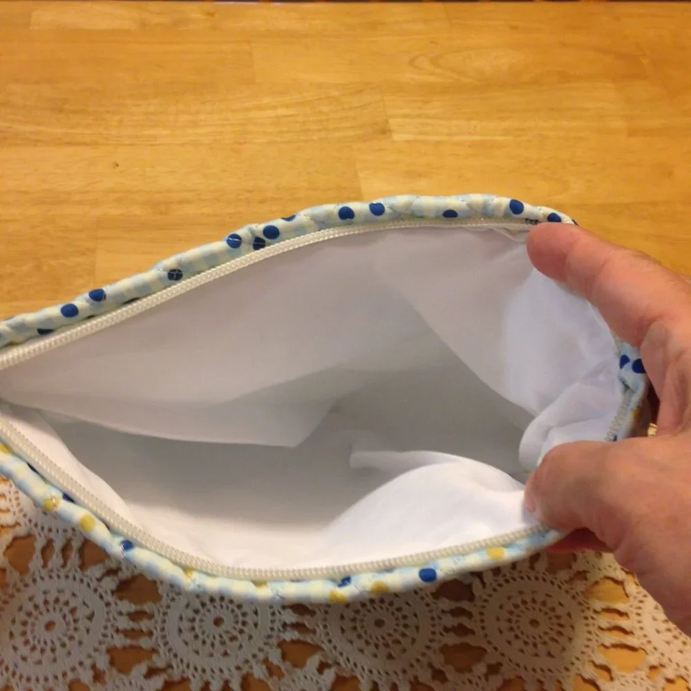 New lined cosmetic bag, Jolly House